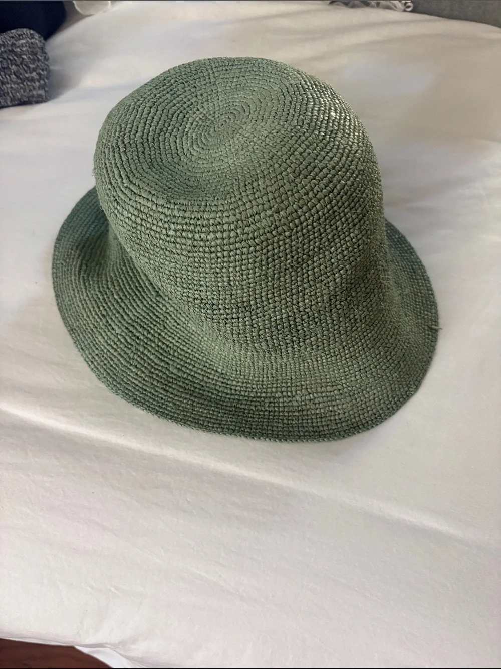 Catarzi 1910 Green Straw Bucket Hat - Women